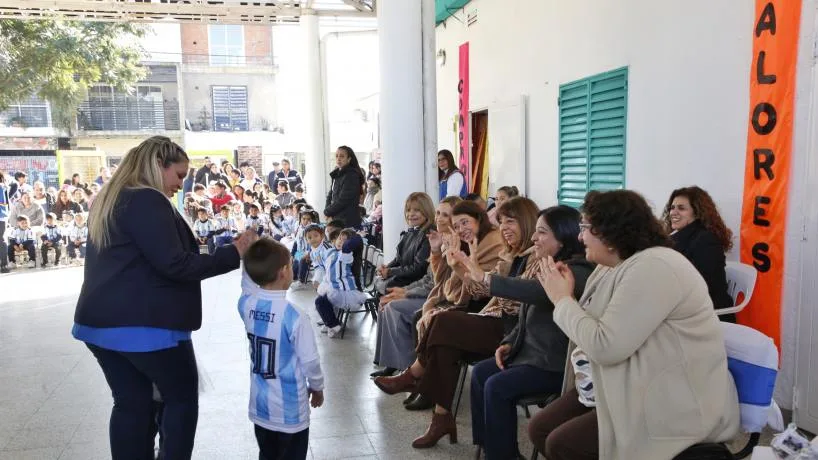Jardines de infantes conmemoraron su día con actividades en la ENI “Tiburcio Padilla