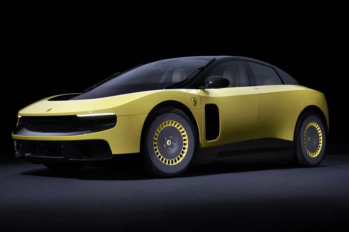 Ferrari Luce redefine el uso del vidrio en vehículos eléctricos de alta gama