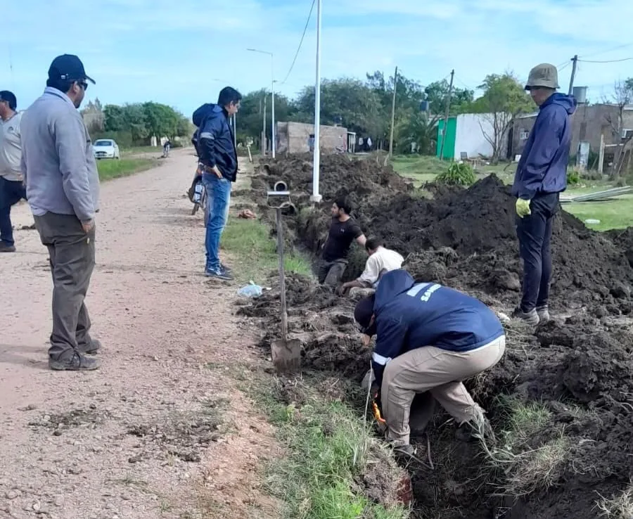 Sameep amplió la red de agua potable en San Bernardo y mejoró el servicio en San Martín Sur