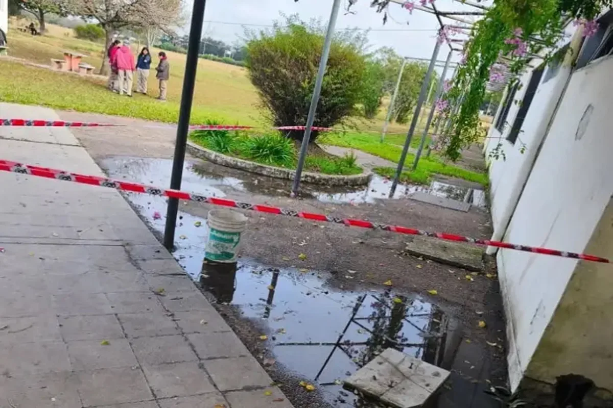 Suspensión de clases en la Agrotécnica 24 por crisis sanitaria en baños y desagües