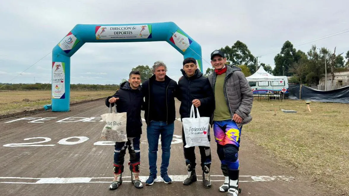 Comenzó el Campeonato del Motoclub Federación con figuras destacadas del motociclismo nacional