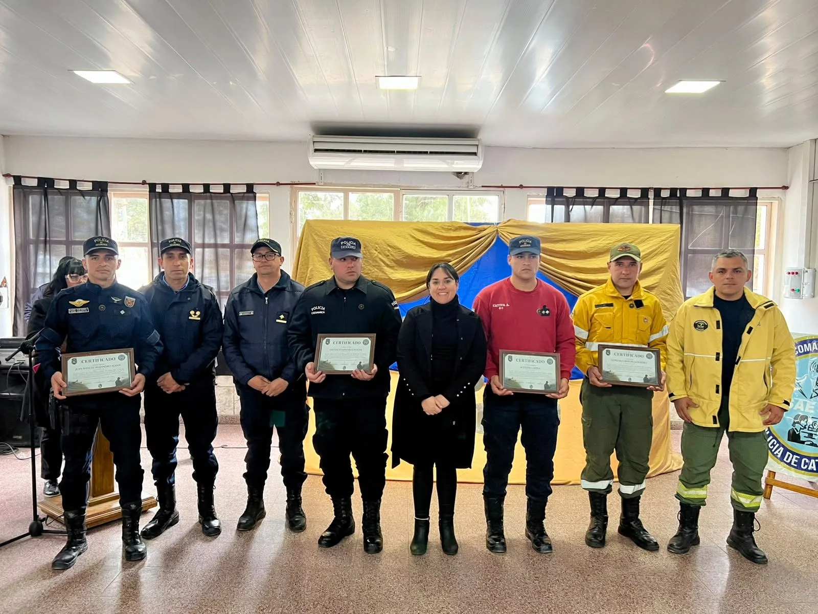 Finalizó el primer curso provincial de drones para fuerzas de seguridad en Catamarca