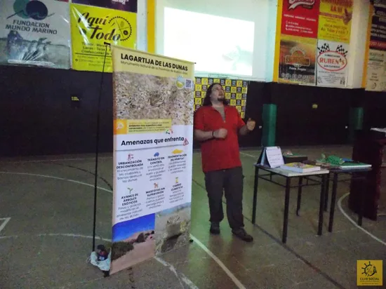 Jornada ambiental en Club de Pesca abordó la conservación de dunas y lagartija local