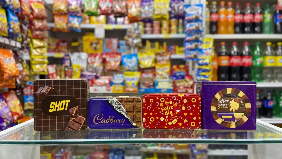 Nuevas latas coleccionables con chocolates aparecen en kioscos argentinos