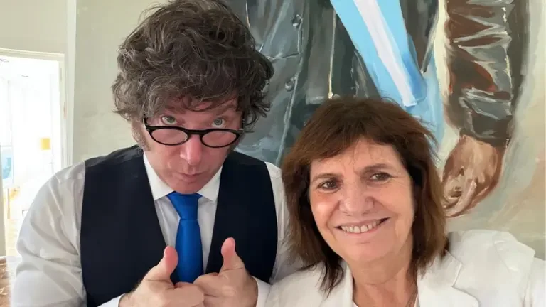 Javier Milei destaca buena relación con Patricia Bullrich y confirma coordinación política