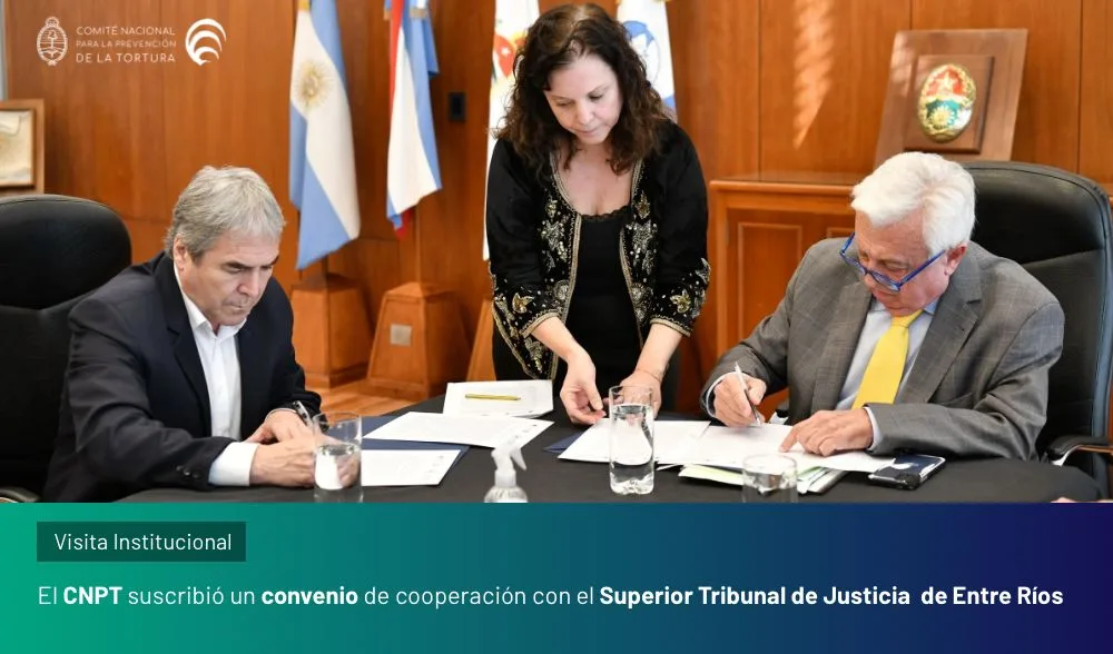 El CNPT y el Superior Tribunal de Justicia de Entre Ríos acuerdan cooperación para proteger derechos humanos
